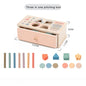 NÆL® Montessori Lernbox aus Holz – Spielerisch Farben, Formen und Motorik entdecken