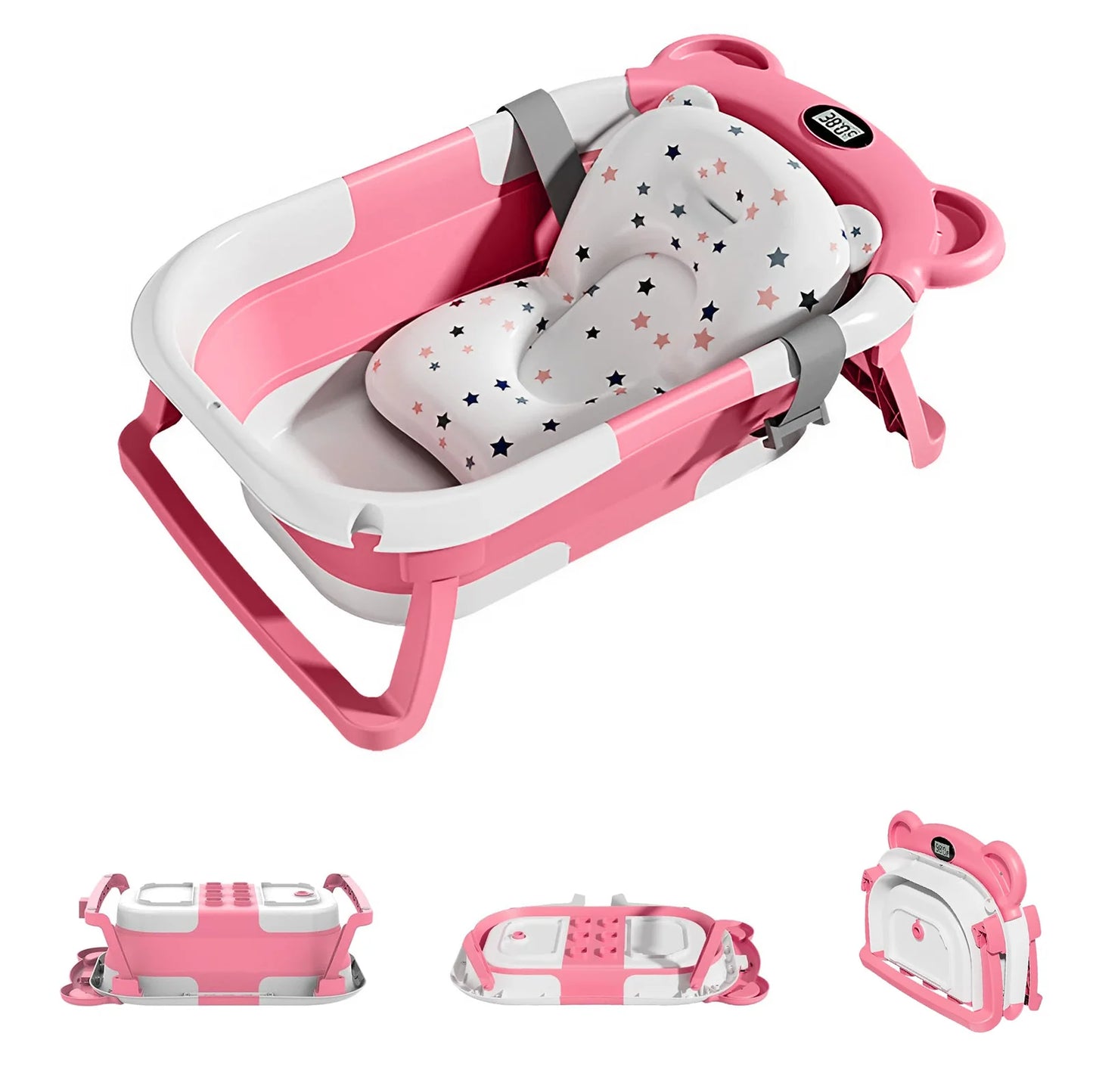 NÆL® Baby Spa Badewanne™ – Faltbare Babybadewanne mit Thermometer