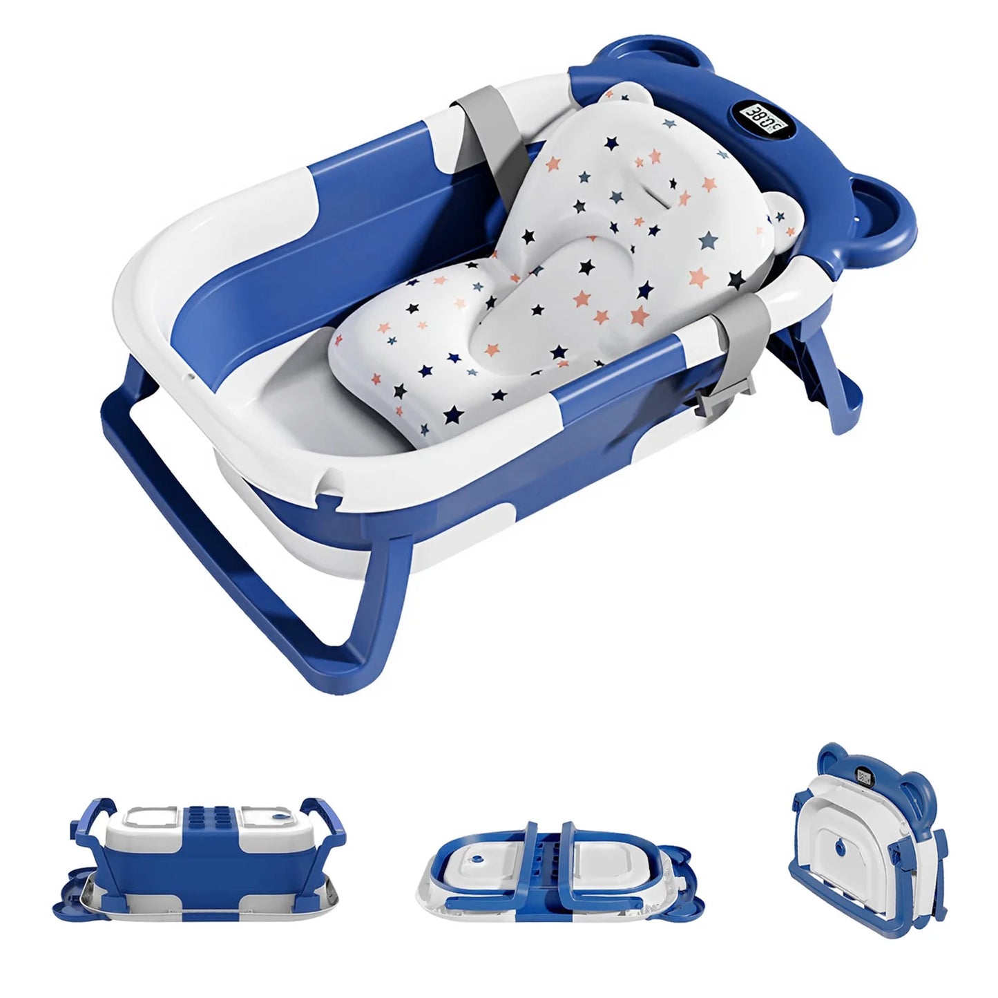 NÆL® Baby Spa Badewanne™ – Faltbare Babybadewanne mit Thermometer