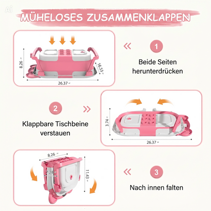 NÆL® Baby Spa Badewanne™ – Faltbare Babybadewanne mit Thermometer