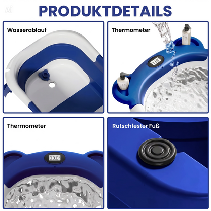 NÆL® Baby Spa Badewanne™ – Faltbare Babybadewanne mit Thermometer