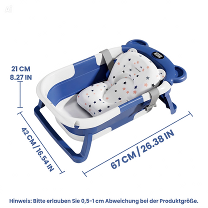 NÆL® Baby Spa Badewanne™ – Faltbare Babybadewanne mit Thermometer