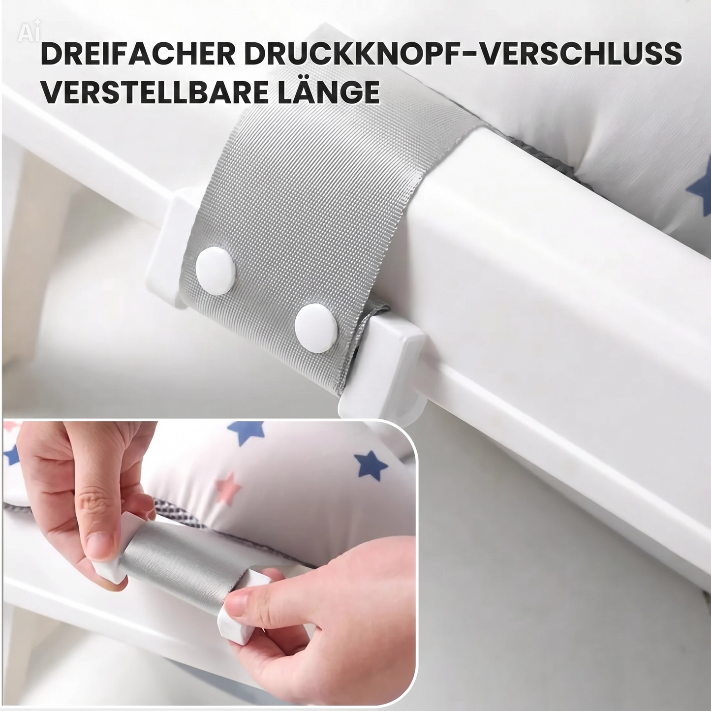 NÆL® Baby Spa Badewanne™ – Faltbare Babybadewanne mit Thermometer